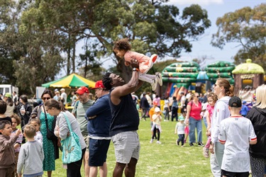 Families at Moocooboola Festival 2024