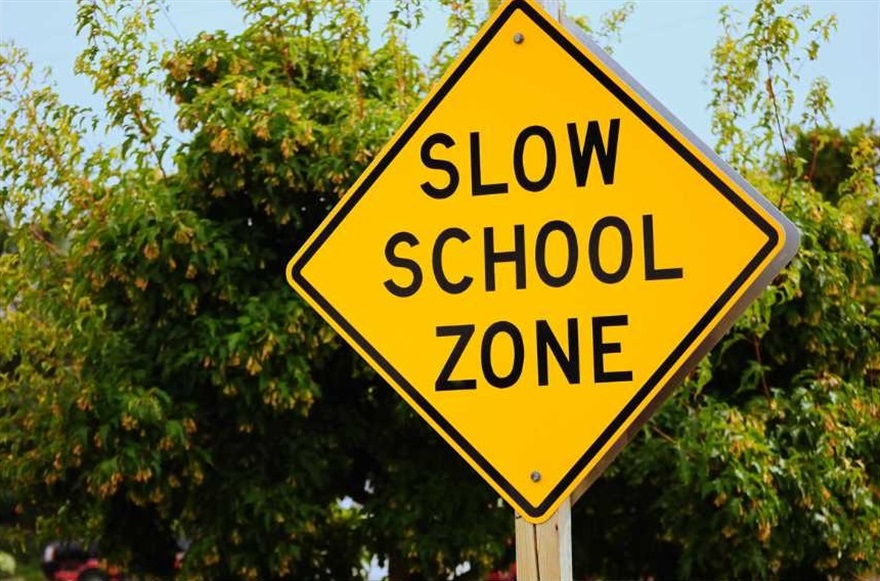 School zone sign