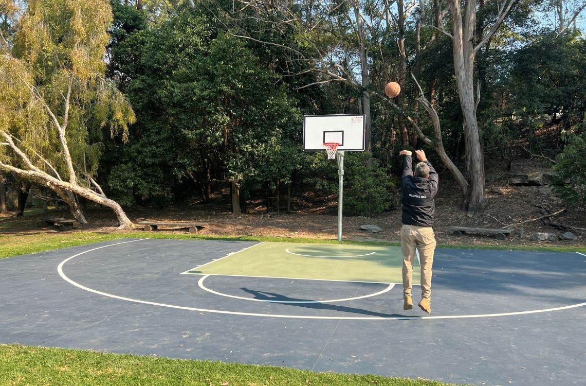 Buffalo Creek - New basketball court